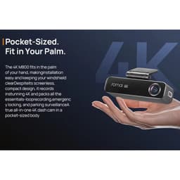 70mai Dash Cam M800 4K HDR + Camara Trasera 70mai RC14 - diseño compacto