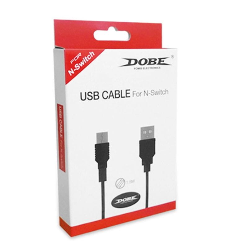 Cable USB Tipo C para N-Switch / OLED DOBE TNS-868 Negro - Ítem2