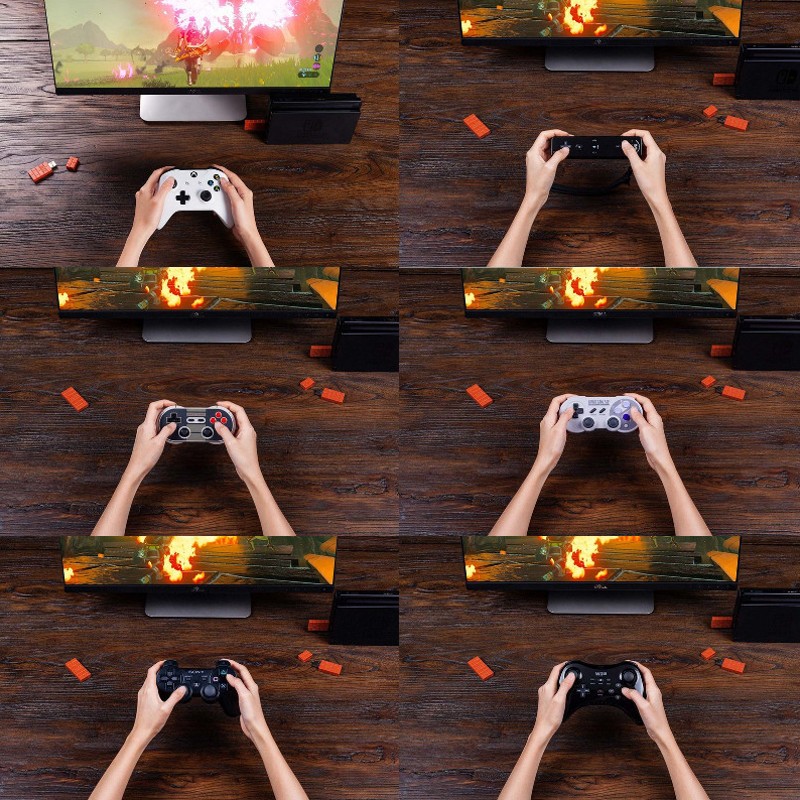 8Bitdo Adaptador Wireless - Nintendo Switch/Android TV/Windows/MacOS/Raspberry Pi - Uitilizar mando de PS4, PS3, Wii Mote, Xbox, Wii U Pro en Nintendo Switch de forma inalámbrica - Ítem10