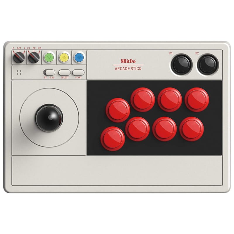 8BitDo Arcade Stick Nintendo Switch Gris - Ítem1