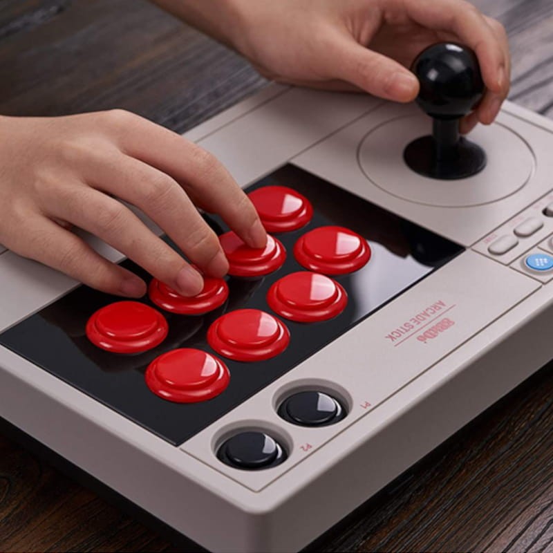 8BitDo Arcade Stick Nintendo Switch Gris - Ítem5