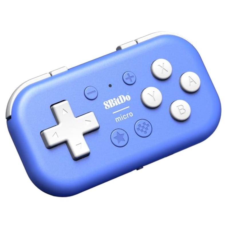 Gamepad 8BitDo Micro – Azul - Compatibilidad Switch, Android