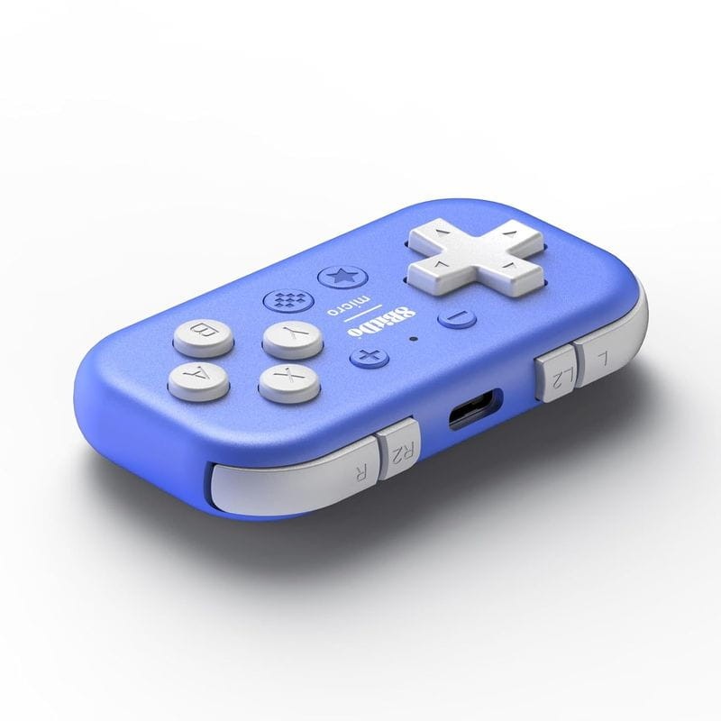 Manette 8BitDo Micro Bluetooth Bleu – Manette Nintendo Switch/Android - Ítem1