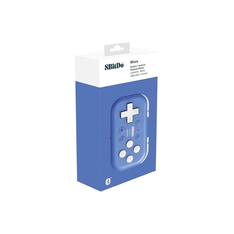Manette 8BitDo Micro Bluetooth Bleu – Manette Nintendo Switch/Android - Ítem4