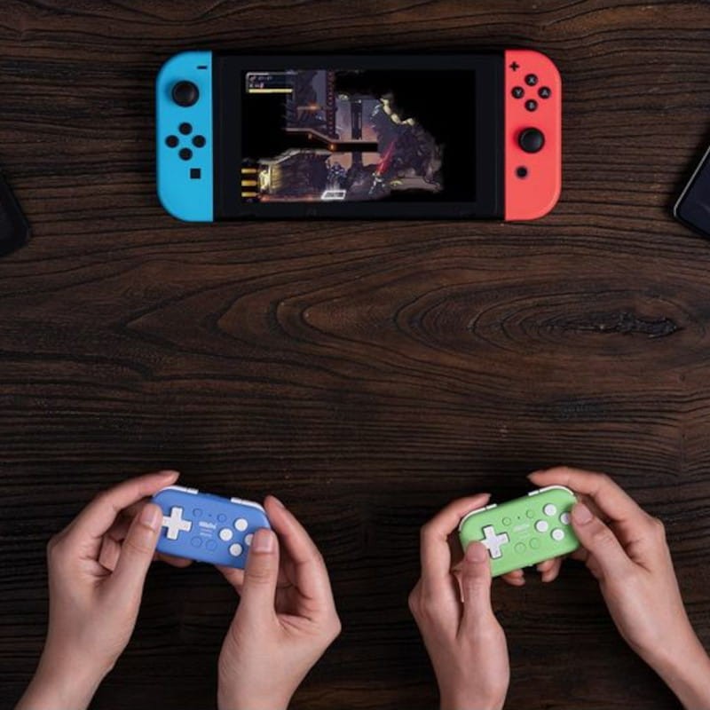 Manette 8BitDo Micro Bluetooth Bleu – Manette Nintendo Switch/Android - Ítem7