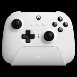Gamepad 8BitDo Ultimate 3 Bluetooth/2.4G/Cable con adaptador + base de carga Blanco - Mando Para Xbox/Smartphone/PC