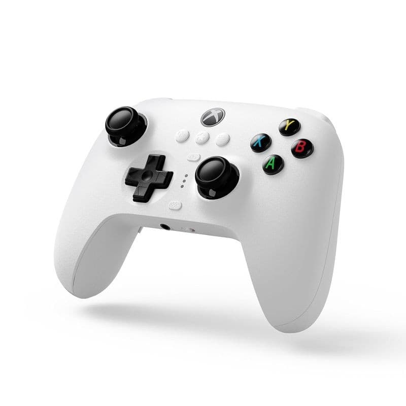 Frontal de Gamepad 8BitDo Ultimate 3 Bluetooth/2.4G/Cable con adaptador + base de carga Blanco - Mando Para Xbox/Smartphone/PC