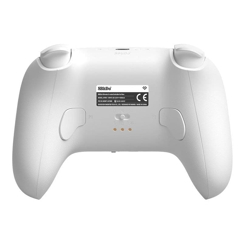 Trasera de Gamepad 8BitDo Ultimate 3 Bluetooth/2.4G/Cable con adaptador + base de carga Blanco - Mando Para Xbox/Smartphone/PC