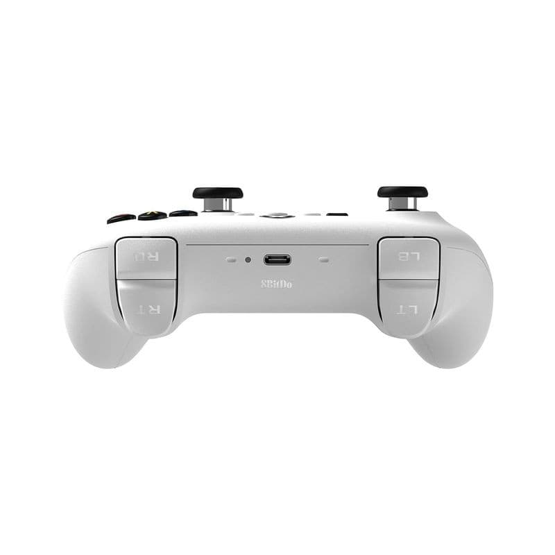 Desde abajo Gamepad 8BitDo Ultimate 3 Bluetooth/2.4G/Cable con adaptador + base de carga Blanco - Mando Para Xbox/Smartphone/PC