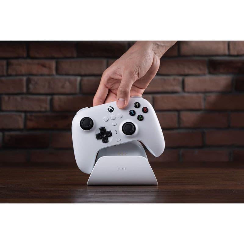 Base de carga de Gamepad 8BitDo Ultimate 3 Bluetooth/2.4G/Cable con adaptador + base de carga Blanco - Mando Para Xbox/Smartphone/PC