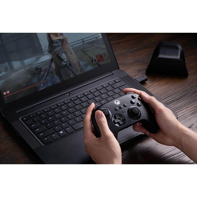 Gamepad 8BitDo Ultimate 3 Bluetooth/2.4G/Câble avec Adaptateur + Base de Chargement Noir - Manette pour Xbox/Smartphone/PC - Ítem5