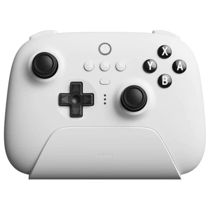 Gamepad 8BitDo Ultimate Bluetooth 5.0 com base de carregamento branco - Controlador de Nintendo Switch/PC - Item