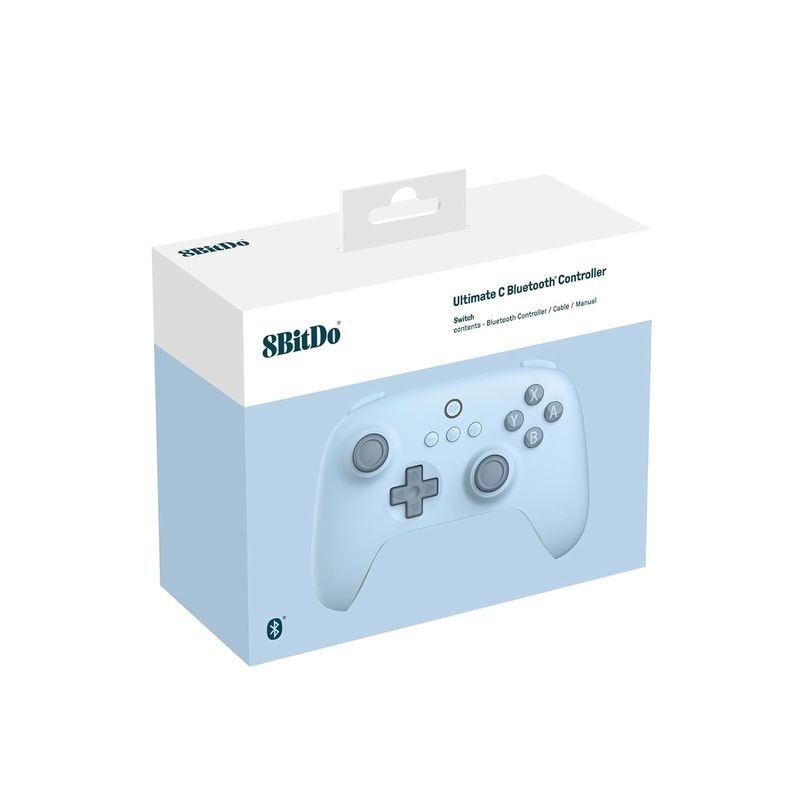 Gamepad 8BitDo Ultimate C Bluetooth Azul - Controlador Pro Compatível com Nintendo Switch - Item4