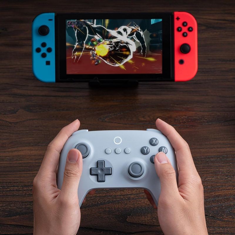 Gamepad 8BitDo Ultimate C Bluetooth Azul - Controlador Pro Compatível com Nintendo Switch - Item5