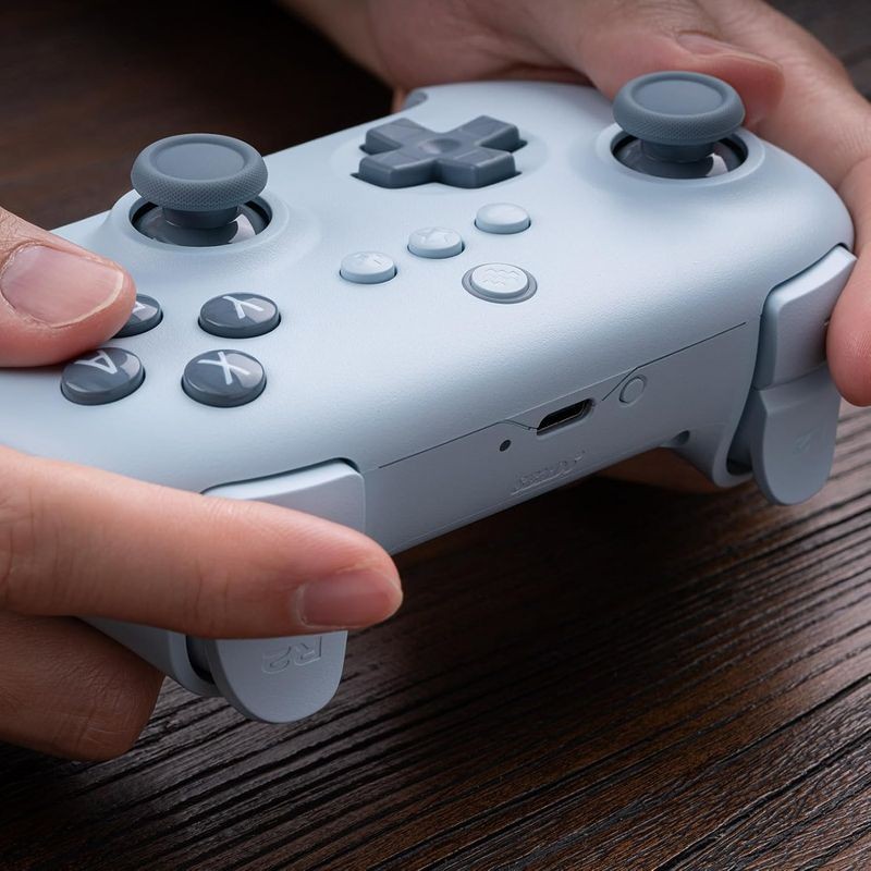 Gamepad 8BitDo Ultimate C Bluetooth Azul - Controlador Pro Compatível com Nintendo Switch - Item6