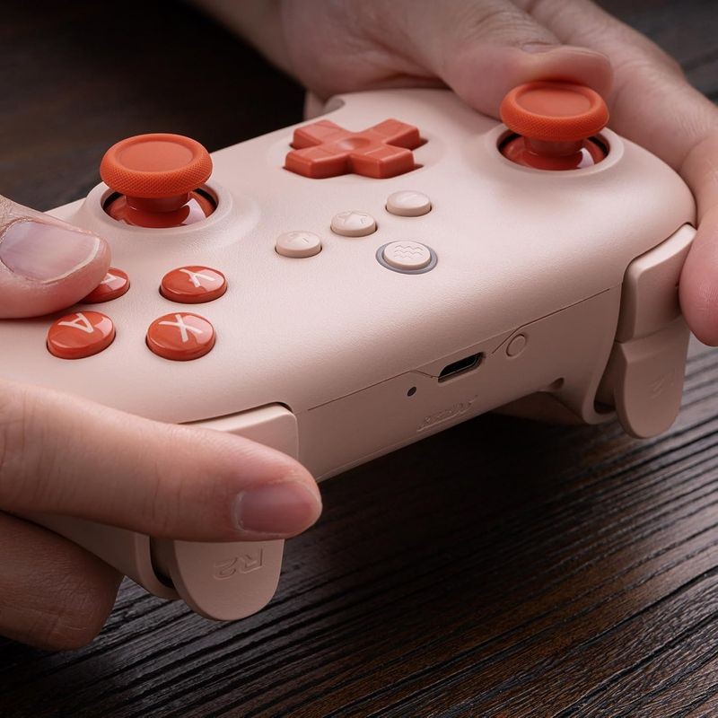 Gamepad 8BitDo Ultimate C Bluetooth Laranja - Controlador Pro Compatível com Nintendo Switch - Item5