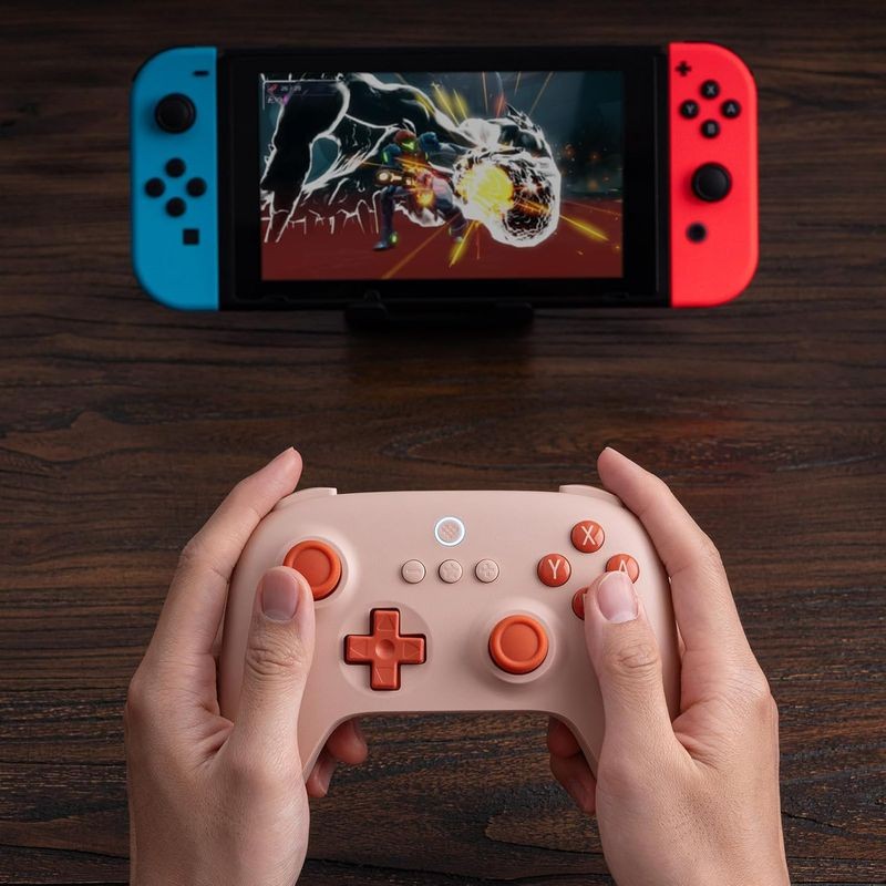 Gamepad 8BitDo Ultimate C Bluetooth Laranja - Controlador Pro Compatível com Nintendo Switch - Item6
