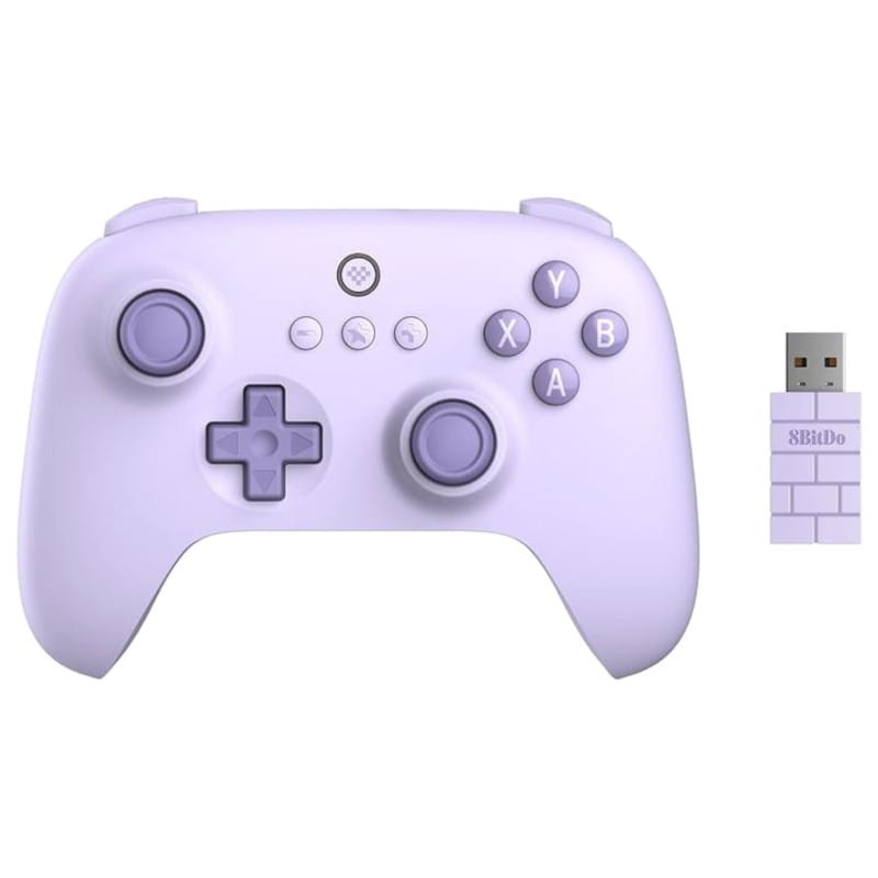 Gamepad 8BitDo Ultimate C 2.4G – Púrpura - Compatibilidad PC