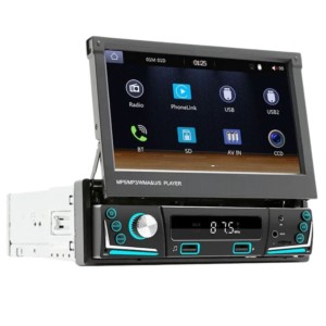 SWM 9606C-S Bluetooth/MirrorLink/Carplay/USB Preto - Rádio Automóvel 1 DIN