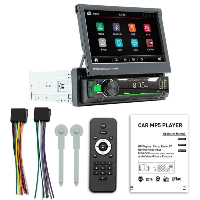 SWM 9901C-S 7 pulgadas Bluetooth/Mirror Link/Carplay/USB Negro - Autorradio 1 DIN - Ítem4