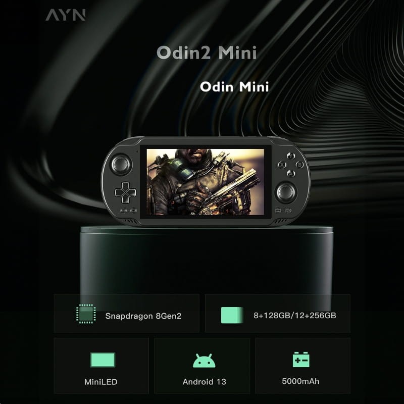 AYN Odin 2 Mini Pro 12GB/256GB 5'' Branco - Consola portátil - Item5