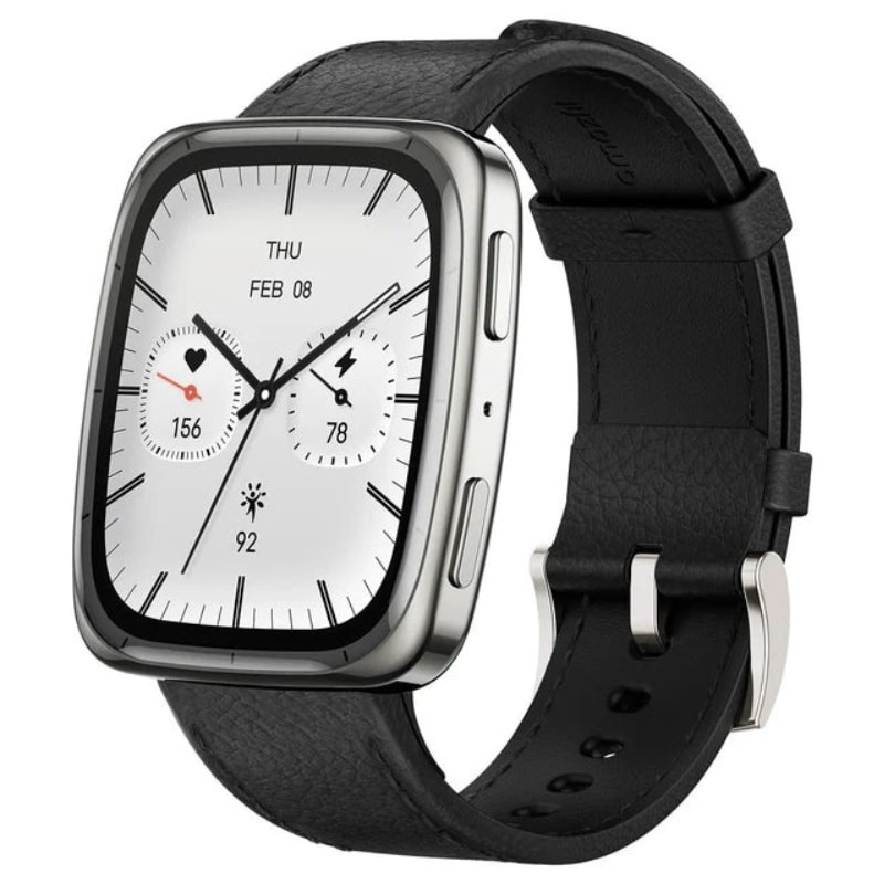 Amazfit Active 2 Square Bracelet en Cuir Noir - Ítem