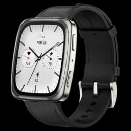 Amazfit Active 2 Square Bracelet en Cuir Noir