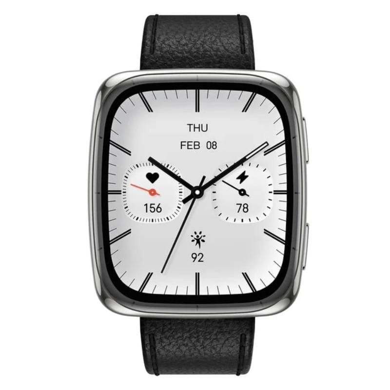 Amazfit Active 2 Square Bracelet en Cuir Noir - Ítem1