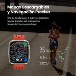 Amazfit Active 2 Square Bracelet en Cuir Noir - cartes téléchargeables