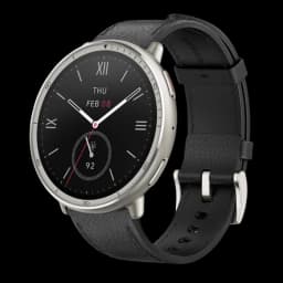 Amazfit Active 2 Pulseira em pele Preto - Relógio inteligente com GPS