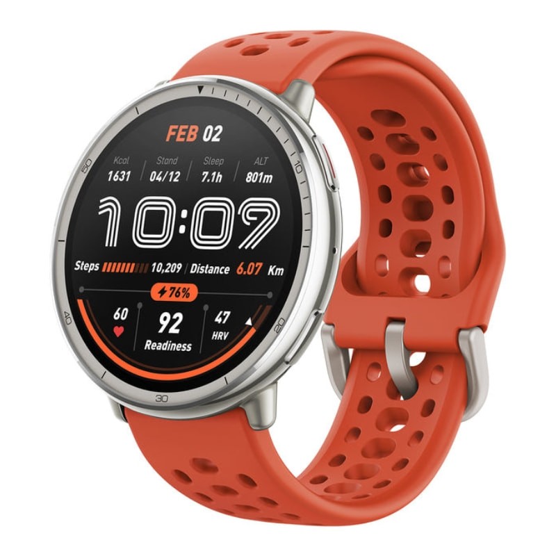 Amazfit Active 2 Bracelet silicone Rouge - Montre intelligente avec GPS - Ítem