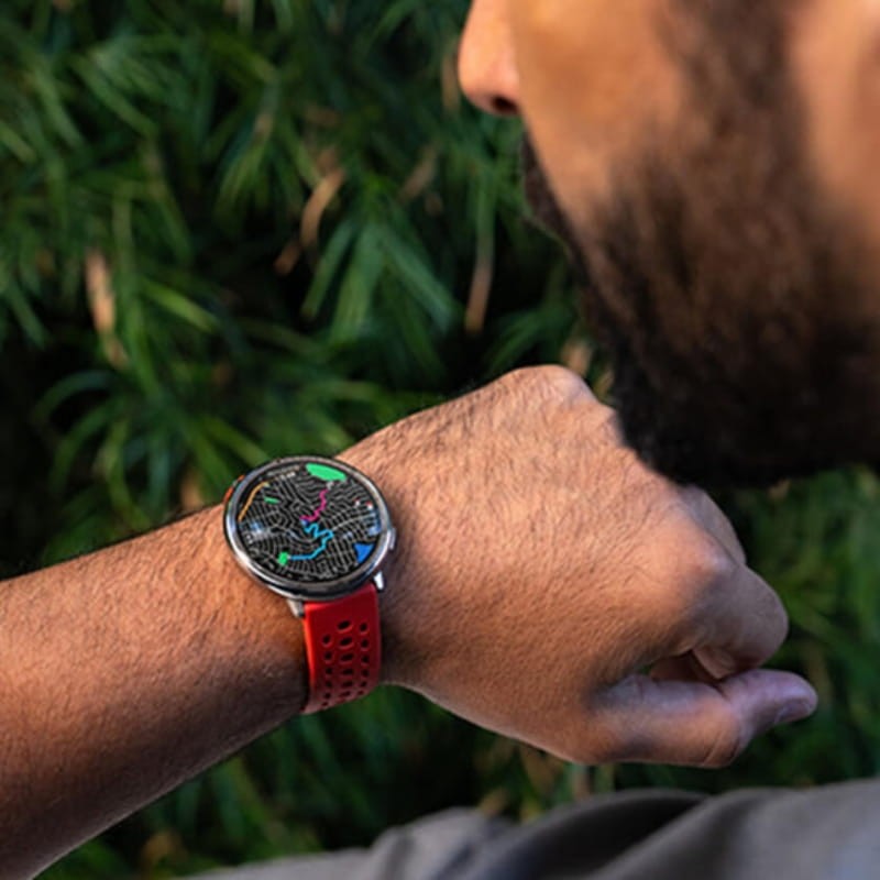 Amazfit Active 2 Bracelet silicone Rouge - Montre intelligente avec GPS - Ítem3