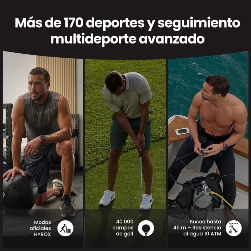 Amazfit Balance 2 Negro - modos deportivos