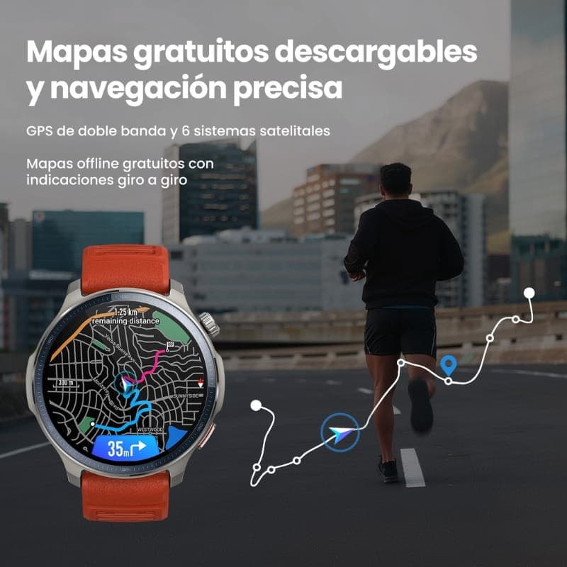 Amazfit Balance 2 Negro - sistema GPS