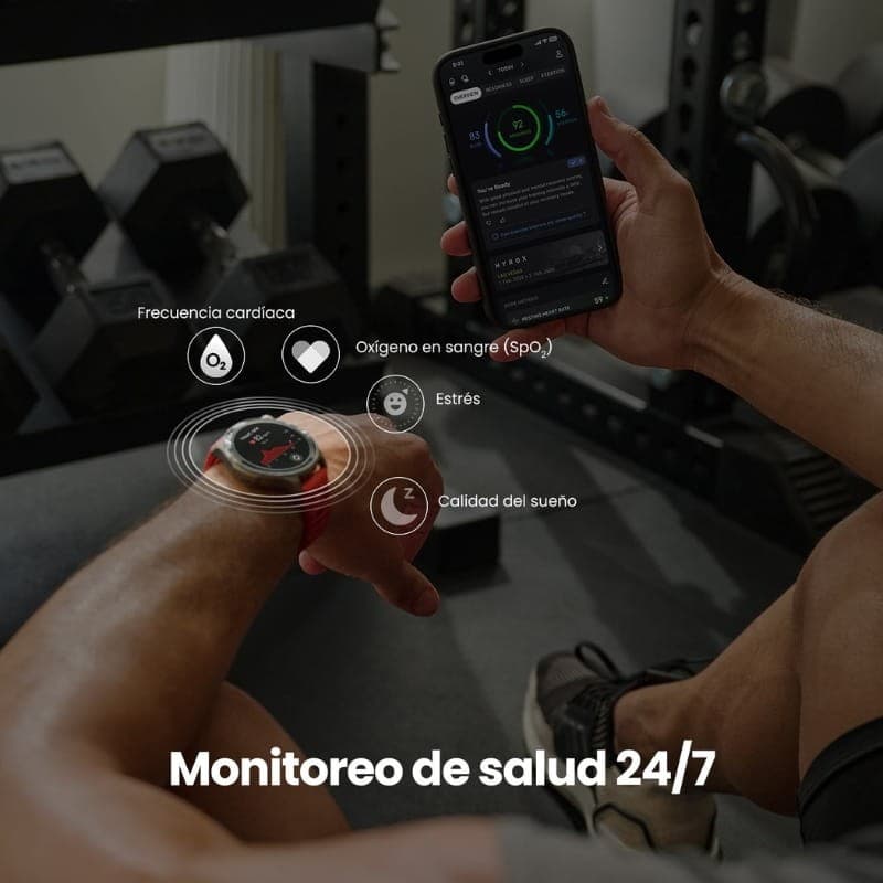 Amazfit Balance 2 Negro - monitoreo de la salud