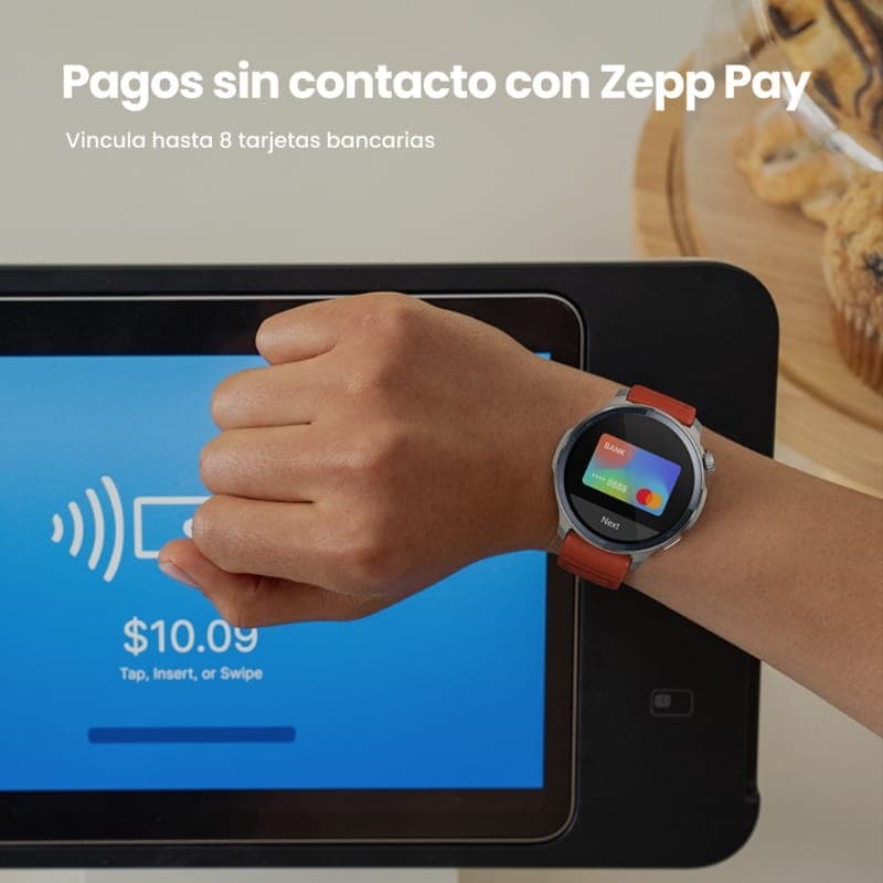 Amazfit Balance 2 Negro - pagos sin contacto