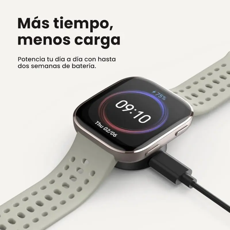 Amazfit Bip 6 Beige . carga magnética