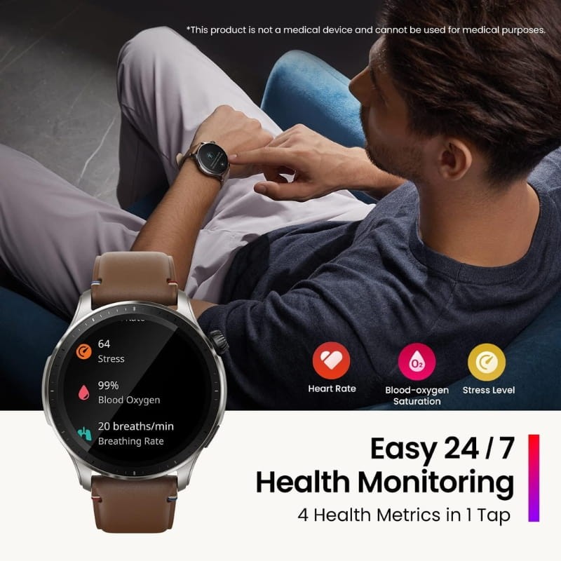 Amazfit GTR 4 Versión 2024 Marrón - Ítem2