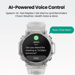 Amazfit T-Rex 3 Gris - Montre intelligente - assistant vocal