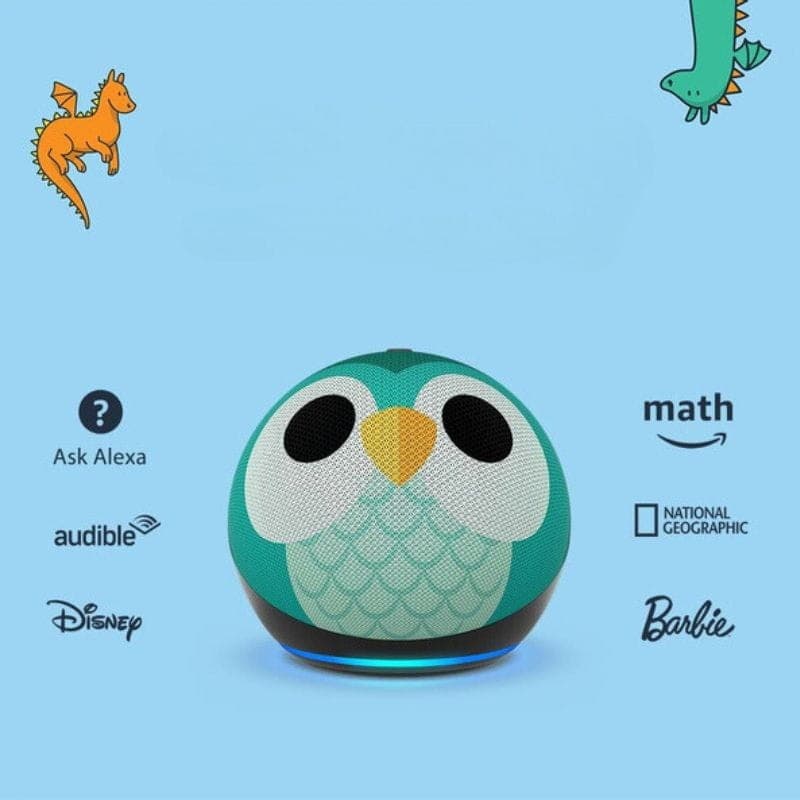 Amazon Echo Dot Kids (5.Gen) Búho - Altavoz Inteligente - aplicaciones compatibles