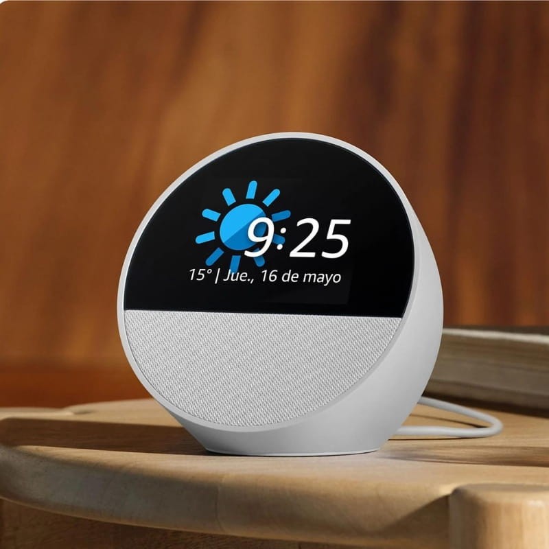 Amazon Echo Spot (2024) Blanc - Assistant Smart Home - Ítem1