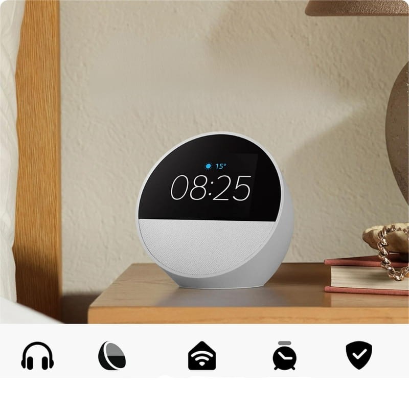 Amazon Echo Spot (2024) Blanc - Assistant Smart Home - Ítem3