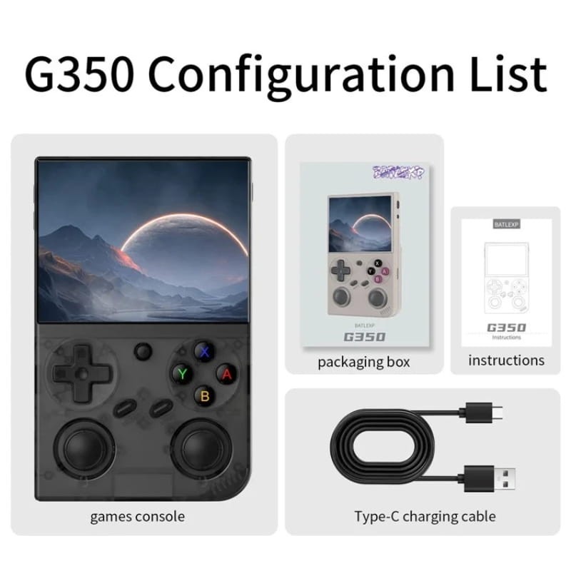 Anbernic G350 1GB/64GB Preto - Item6