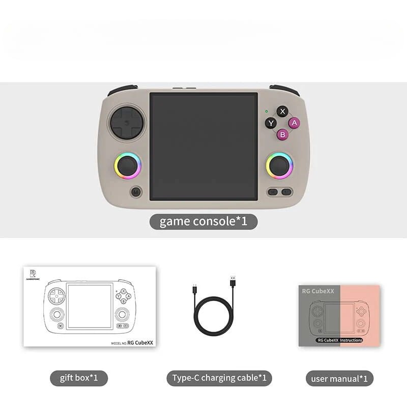 Consola Retro Portátil Anbernic RG CubeXX 32 GB Cinzento - Item4
