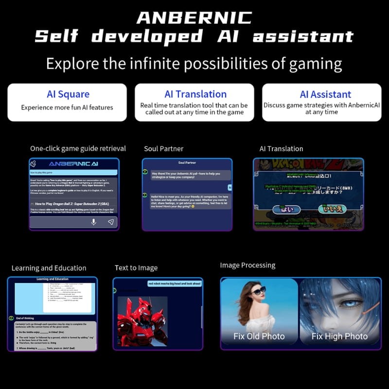 Anbernic RG Slide 8Go/128Go Noir - Ítem1