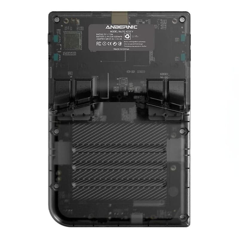 Consola Retro Portátil Anbernic RG40XX V 64GB Negro - vista trasera