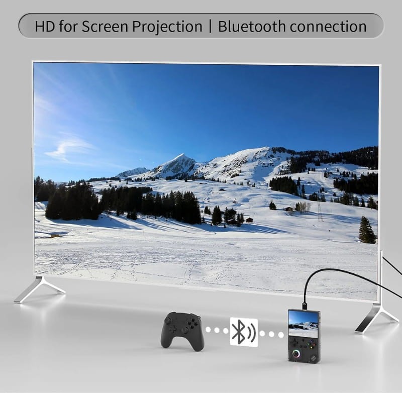 Console rétro portable Anbernic RG40XX V 64 Go Noir - Ítem6