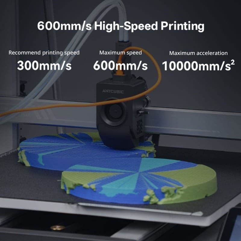 Anycubic Kobra 3 Max Combo - vitesse d'impression