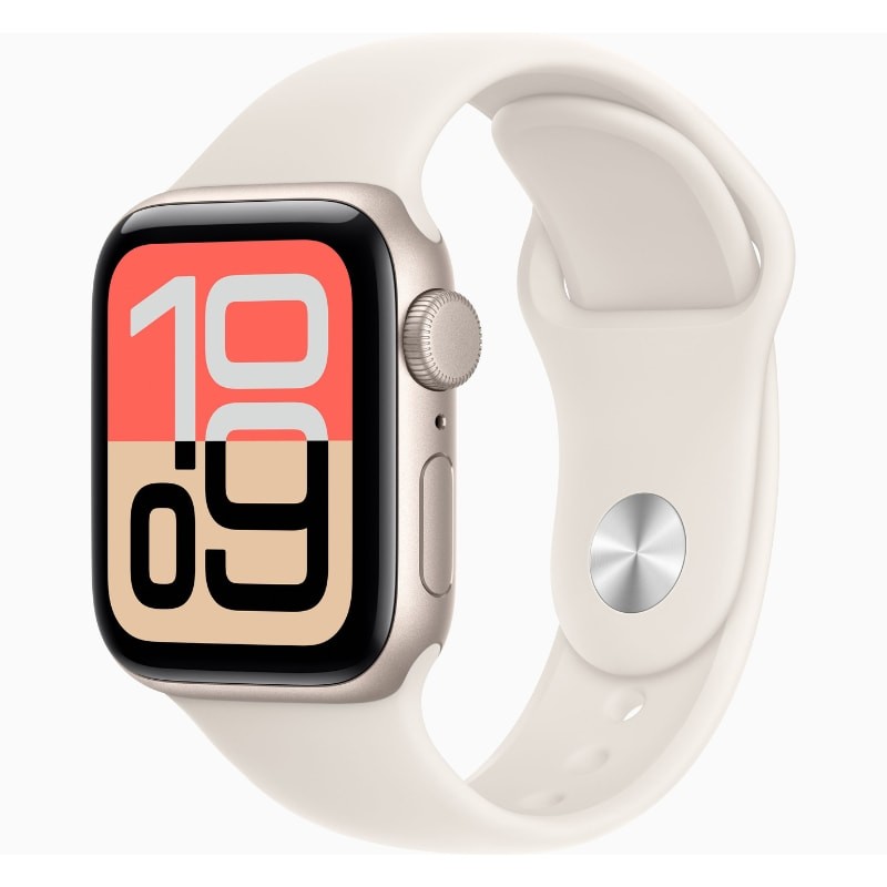 Apple Watch SE 3 GPS + Cellular 40mm Blanco Estelar con Correa Deportiva Blanco S/M - Ítem
