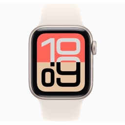Apple Watch SE 3 GPS 44mm Blanco Estelar - vista frontal